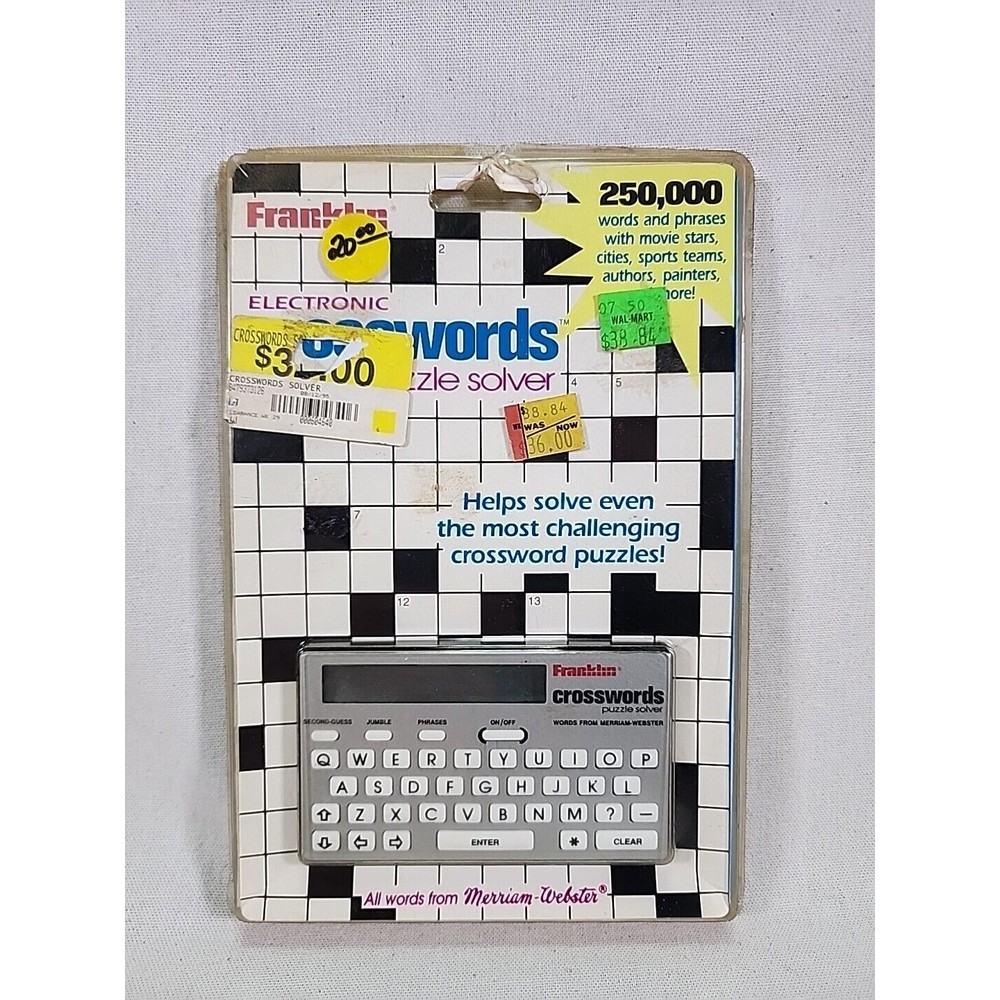 Franklin Crosswords Puzzle Solver CW-40 NOS